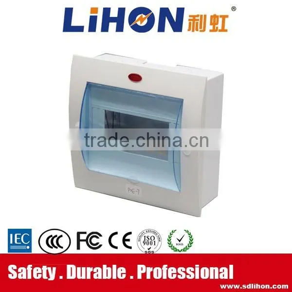 homeuse full plastic types way flush mounting distribution box