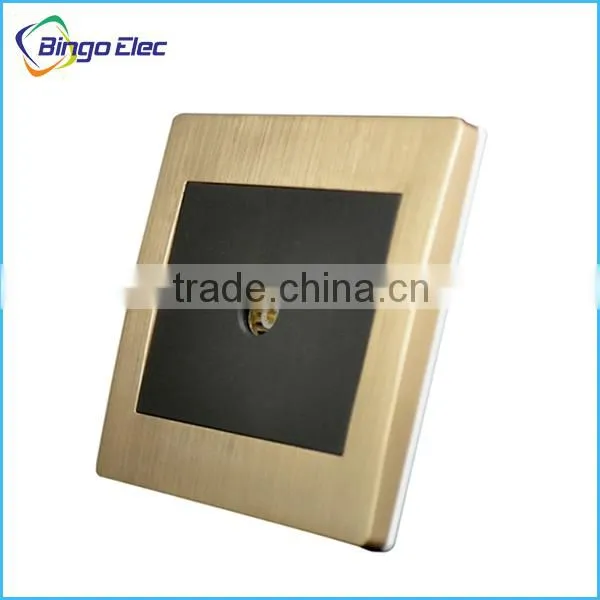 new design brushed golden electrical main switch