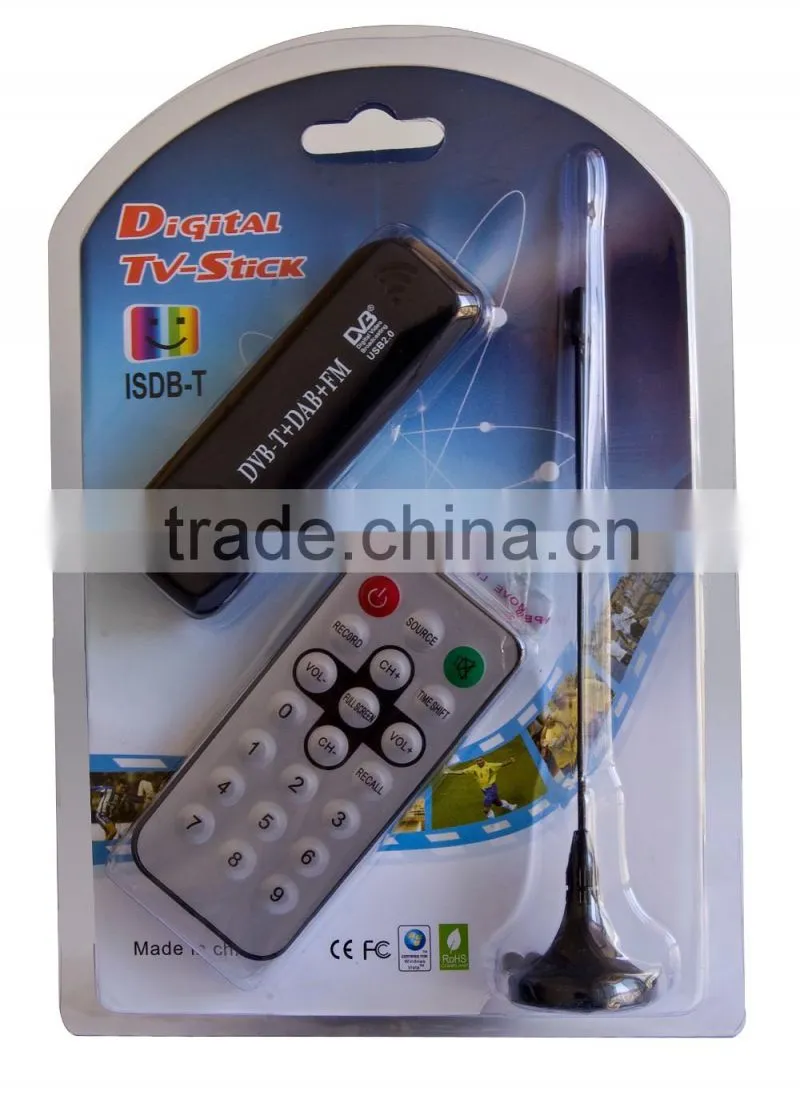 High quality digital DVB-T& ISDB-T external tv tuner with SDR function