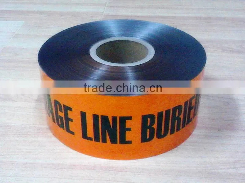 CAUTION BURIED ELECTRIC LINE detectable warning tape