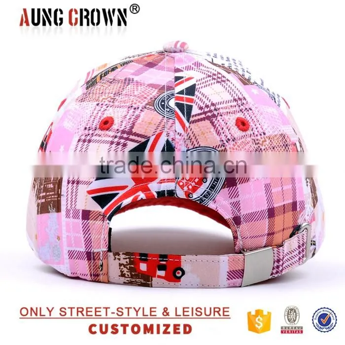 Promotion Custom Printed 100% Cotton Baseball Cap