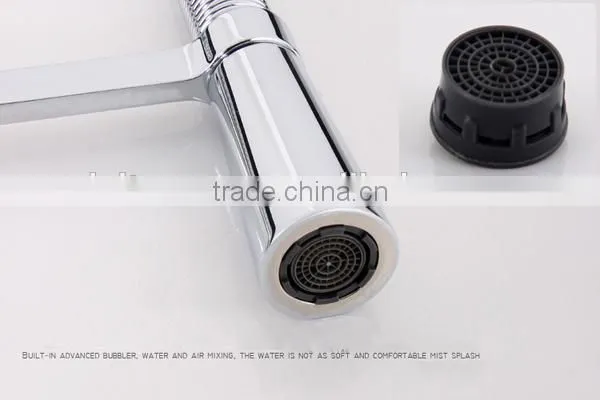 pull out kitchen faucet, convenient for wash dish and table, brass faucet body stainless steel 304 hose price