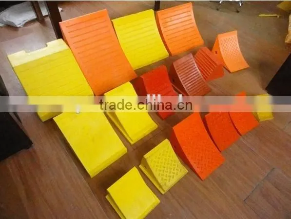PU chock block for vehicle 9KG heavy loaded