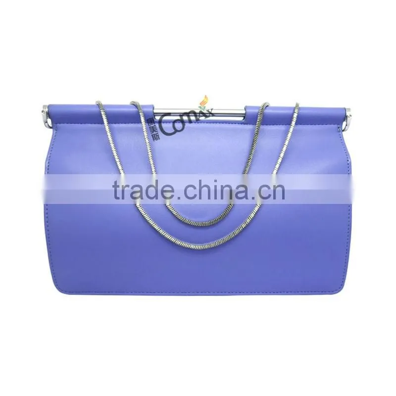 Long colorful decorative metal chain for bag