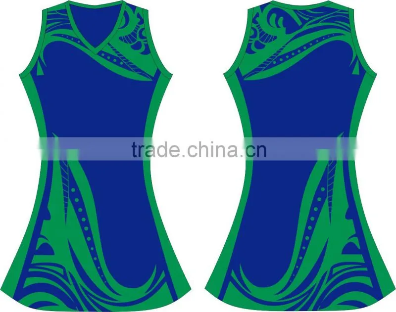 woman wear full subliamtion sexy lycra netball uniforms