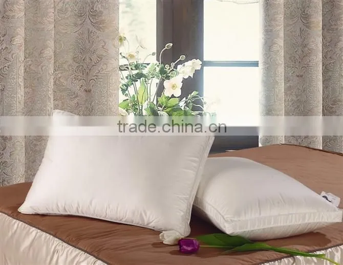 Cotton White Duck Down Gusset Pillow