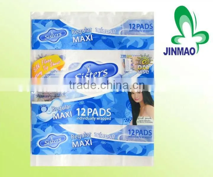 Eco-friendly material sanitary napkin packing bag/packing bags for sanitary napkins
