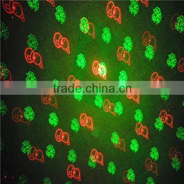 8 gobos mini Christmas disco party laser light