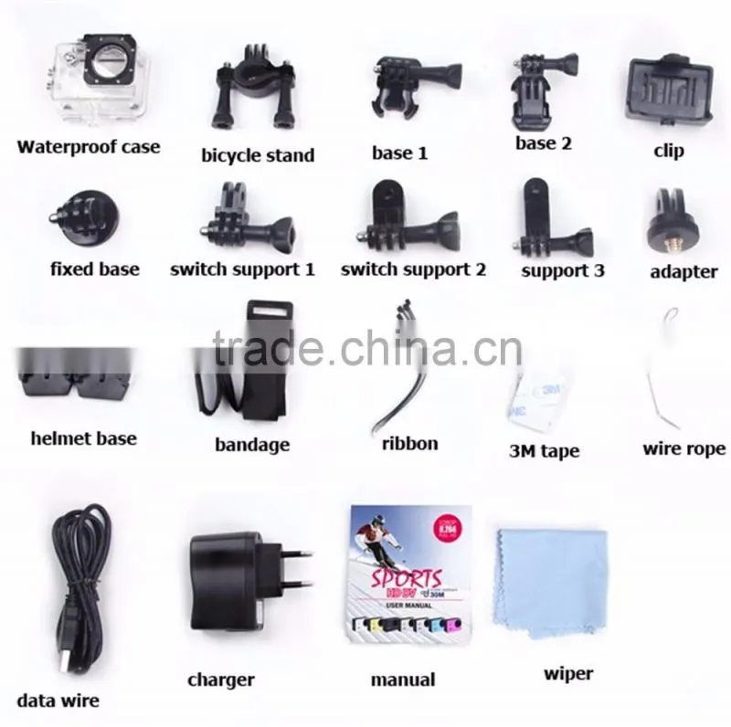 Best selling products H3R Sports sport camera Wifi Helmet