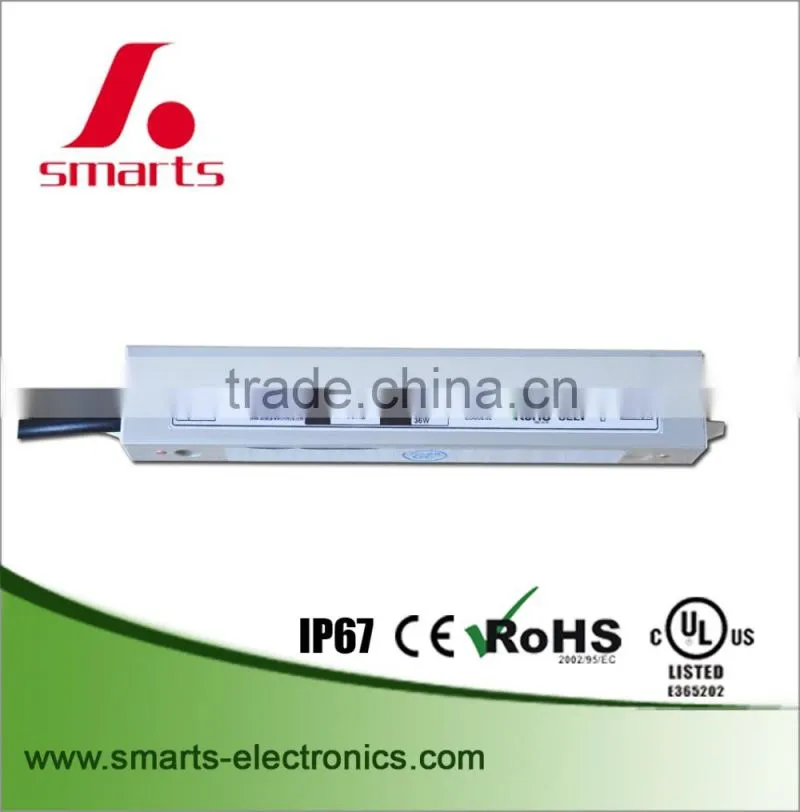 CE RHOS UL approved 12v 4a 50w Ip67 waterproof led driver