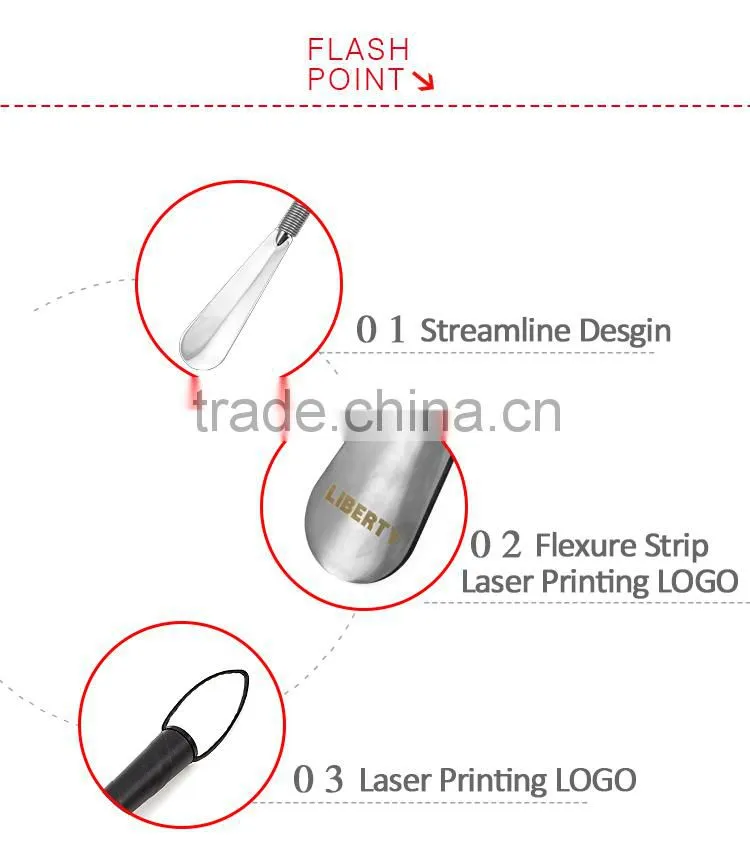 60cm stainless steel shoe horn for european market