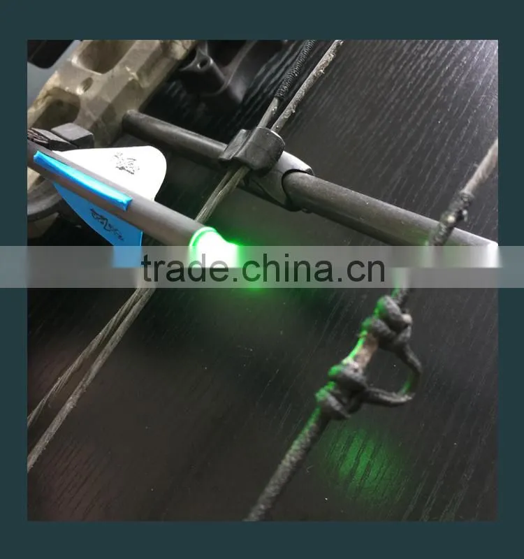 Automatically Lighted nock compound bow led lighted arrow nock
