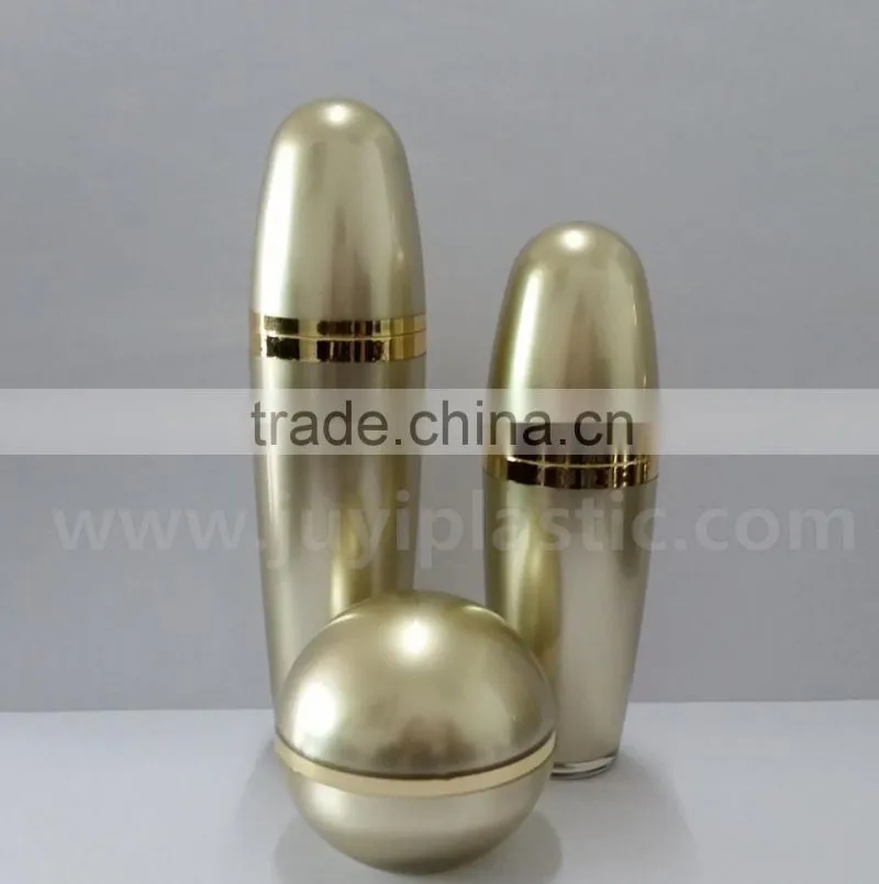Blue Acrylic Sphere Cosmetic Plastic Bottle,Empty Cosmetic Bottle
