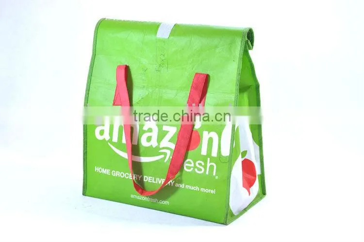 non woven/nowoven hot seal/heat seal drawstring bag