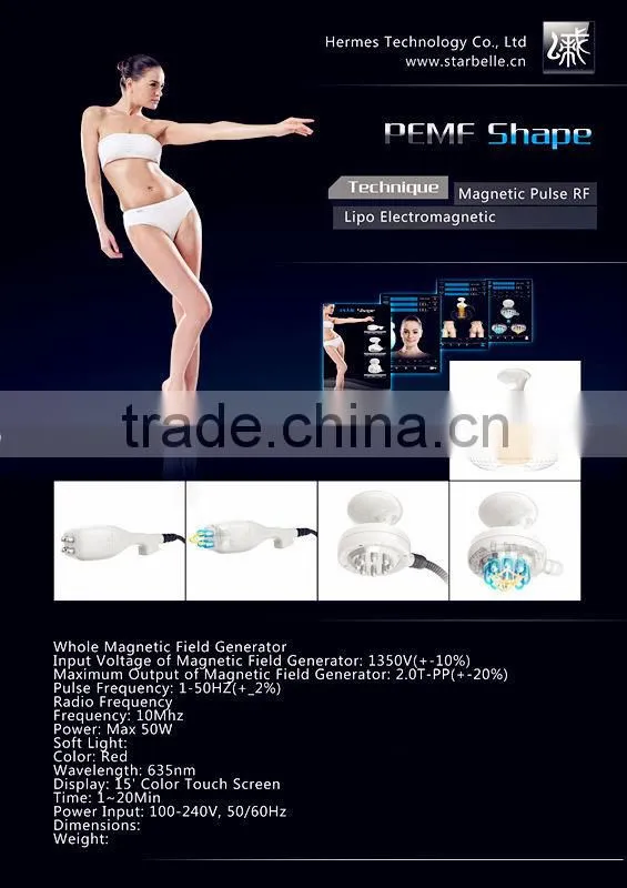 Cyclone RF lLipo Electromagnetic Multipolar Cavitation Machine