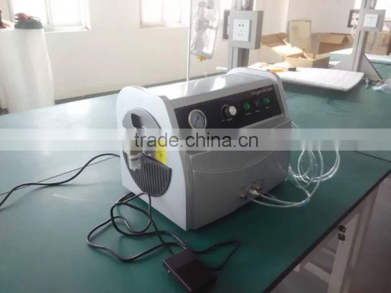 2016 hot selling spa water oxygen jet peel anti-aging facial treatment machine for sale