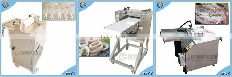 Industrial High Efficiency Frozen Giant Squid Cutting Machine