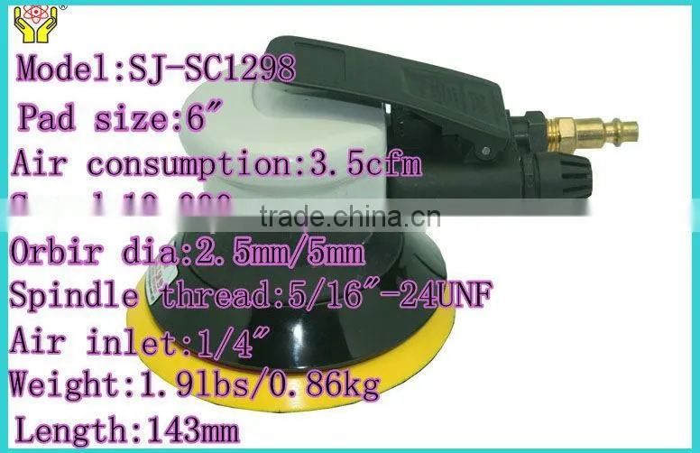 6" composite orbital palm sander