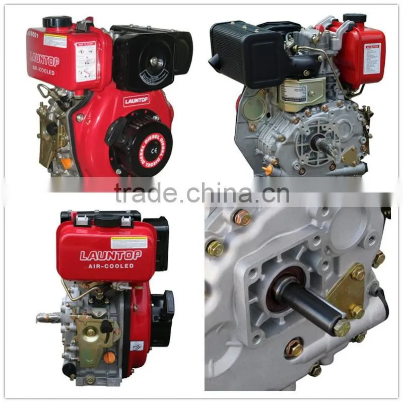 Single Cylinder Air Cooled Four Stroke 8hp Diesel Engine 186F