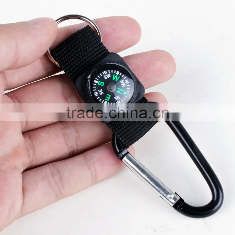 Mountaineering buckle compass