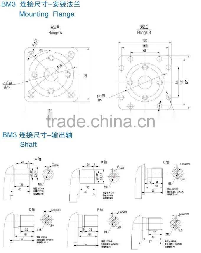 2016 NEW PRODUCTS!!!JSD BM3 series Axial Distribution Hydraulic Motor with gerolor design