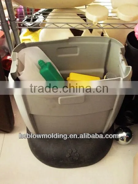 OEM Blow Molding plastic recycle storage bins HDPE Waste container for sale