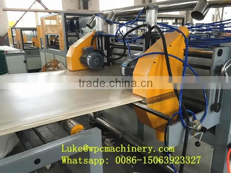 Pvc foam board making machine/wpc foam board extrusion line/production line