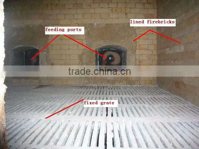 fixed grate hot air furnace