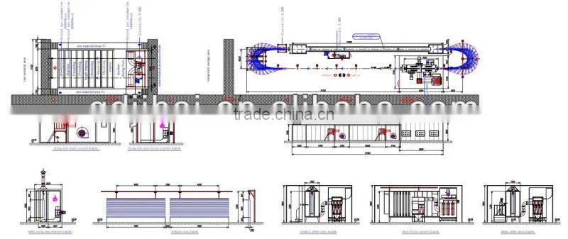 powder coating oven,clothes hanger pvc powder coating line used