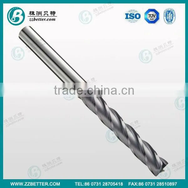 4 flutes long length carbide end mill