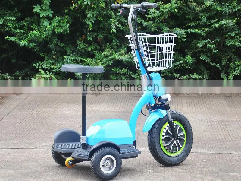 500W 48V12Ah Three Wheel Electric Scooter (HP105E-B)
