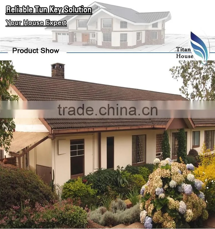 Low Cost Export Steel Structure Luxury Prefab House Designs for Kenya