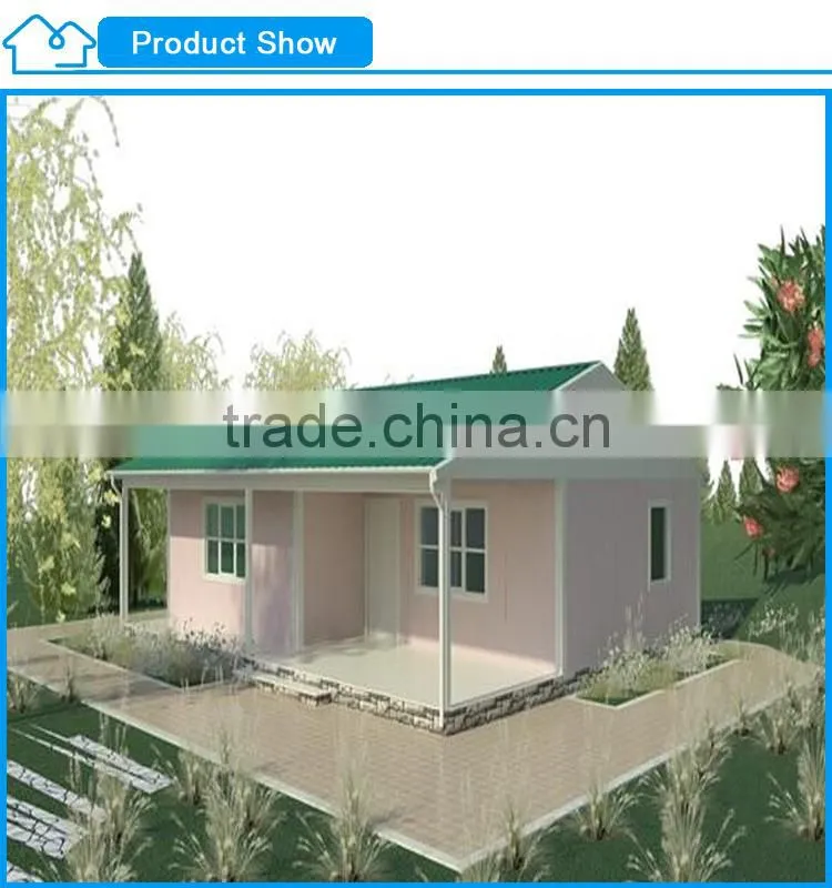 China Manufacturer Modern Design Bungalow Steel Frame Small Kit Homes,Home kits