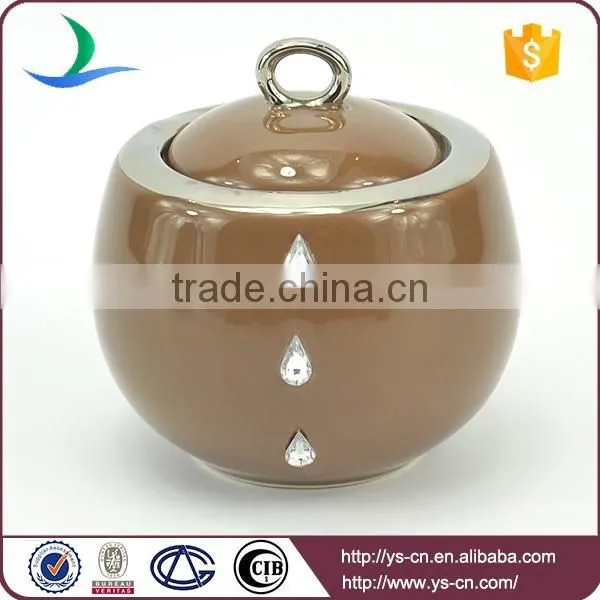 Unique new ceramic custom tea set with diamond design