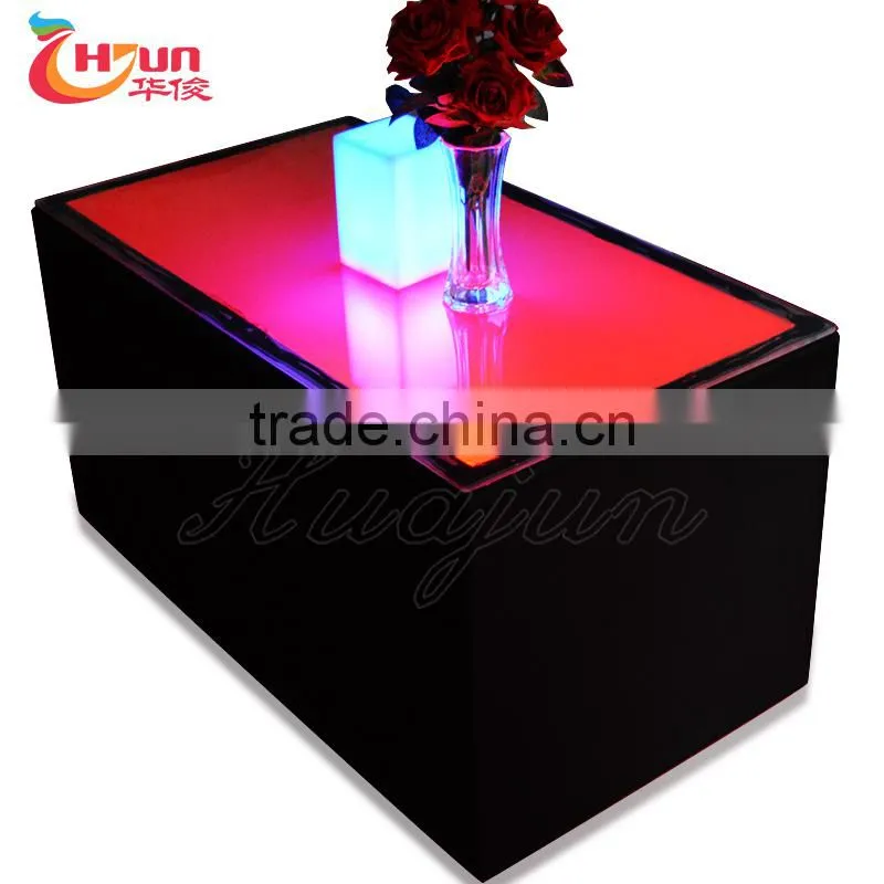 top grade led table,led snack table