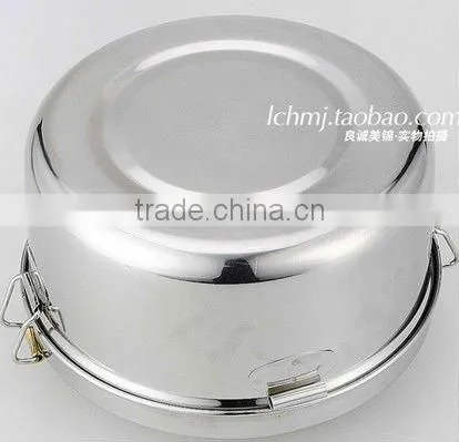 stainless steel round lunch box