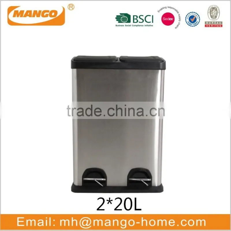 Unique Stainless Steel Foot Pedal Dustbin