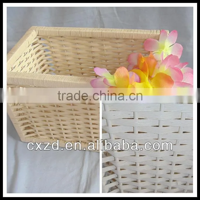 Modern kitchen economy household type white willow basket 2015
