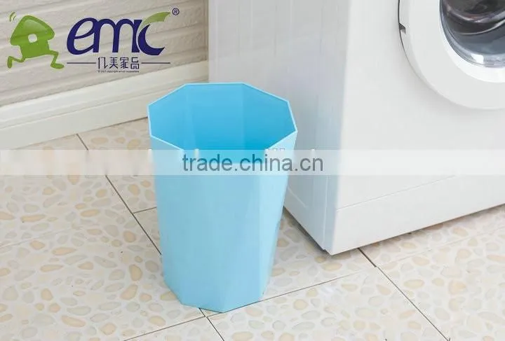 Bright colored polygon dustbin