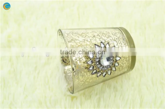 crystal gemstone candelabra