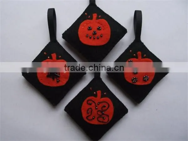 2017 Christmas Angel Felt Coaster RED & GREEN table decoration made in China