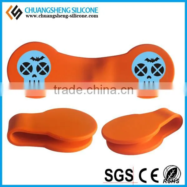 2016 fashion eco-friendly Smart silicone unique money clip