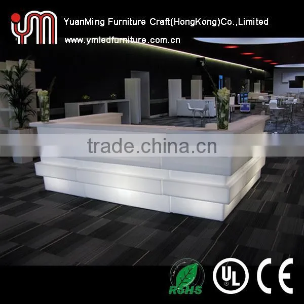 Color Change Led Counter Bar Table,Remote Control Illuminated Led Bar Counter