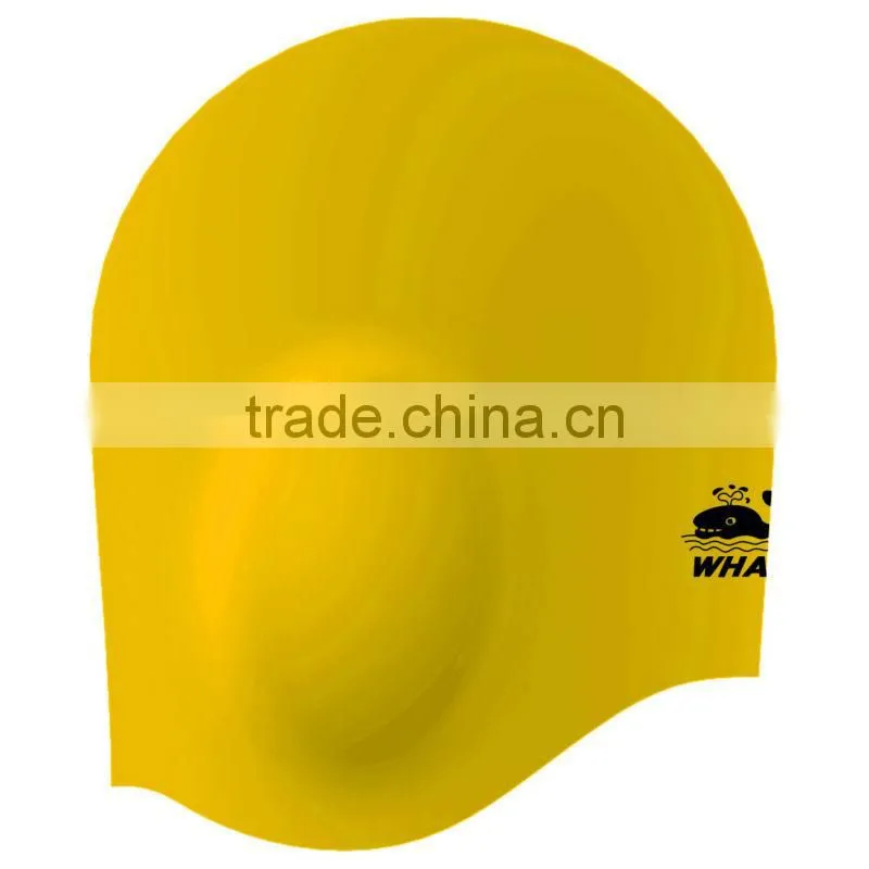Adult ear guard flexible custom swim caps no minimum(CAP-1701)