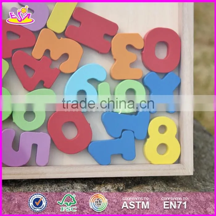 2017 New design toddlers educational numbers wooden math games for kids W14B073