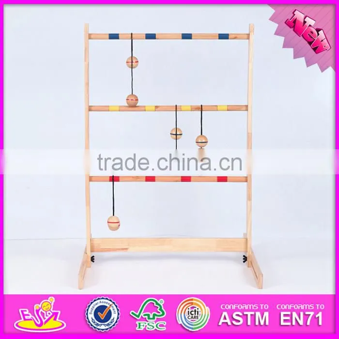 Funny outdoor ring toss wooden quoits set for sale W01A208