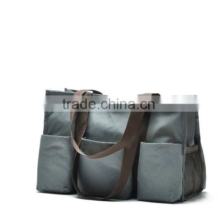 Simple Design Nylon Diaper Bag Baby Nappy Organizer Bag