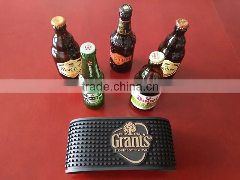 Top cool design 3d drip bar mat waterproof bar mats detail