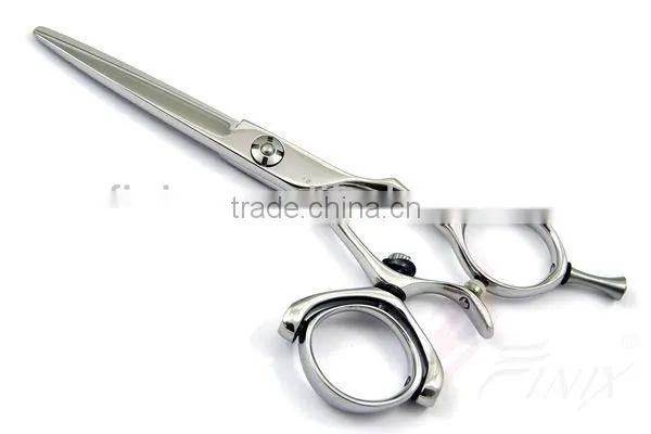 Ergonomic Double Swivel Thumb Rings Japanese Steel Hairdressing Scissors