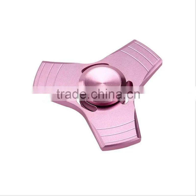 Aluminum 2017 hot Hand Spinner Tri Fidget Finger Fingertip Gyro Desk Toy EDC Kids Adult